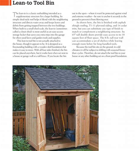 Lean To Shed Plans Etsy