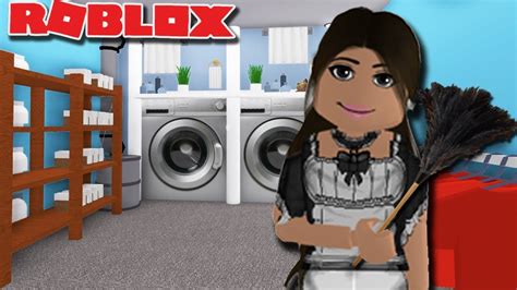 The Hotel Maids Laundry Room On Amberry Hotel Update Bloxburg Tour My