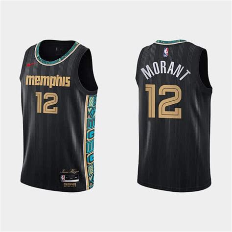 Ja Morant Memphis Grizzlies Nike 2020 21 City Edition Swingman Jersey