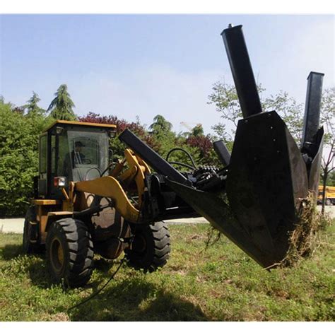 Farm Tractor Front End Loader Machine With Tree Transplanter Factory