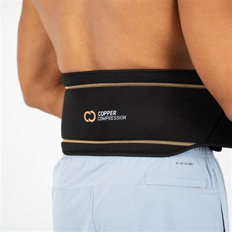Copper Compression Back Brace Lower Back And Lumbar Support