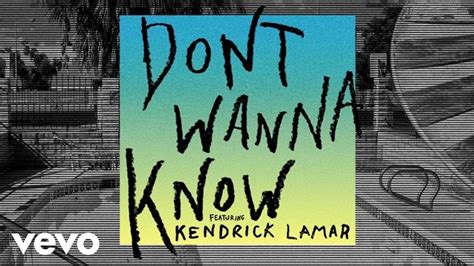 #lyrics #lyric #lyricsvideo #lyricvideo #audio #iwanttoknow #wannaknow #newmelody for submissions, copyright issues, business inquiries, general questions, etc. Maroon 5 - Don't Wanna Know ft. Kendrick Lamar (Audio ...