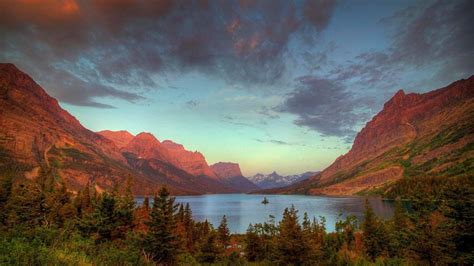 Glorious Mountain Lake Wallpaper Nature And Landscape Wallpaper Better