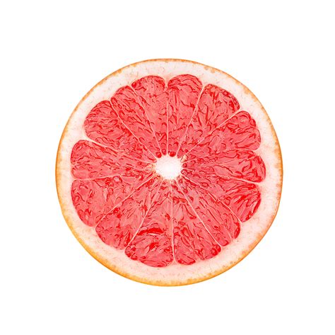 Slice Of Grapefruit Sticker By Fruitsandveggies White Background 3x3