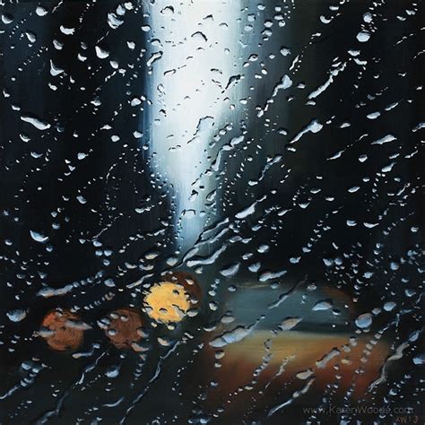 Incredibly Realistic Rainy Day Paintings By Karen Woods
