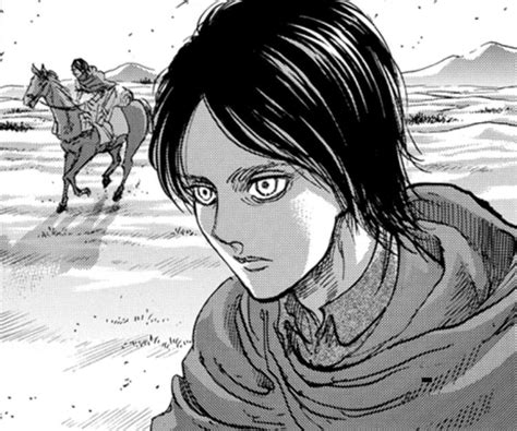 Se parece a una amiga. Eren Jaeger with long hair #snk #chapter90 | Attack on ...