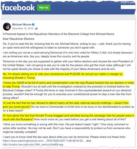 thread in 2016 democrats hollywood celebrities and corporate news outlets urged electors to