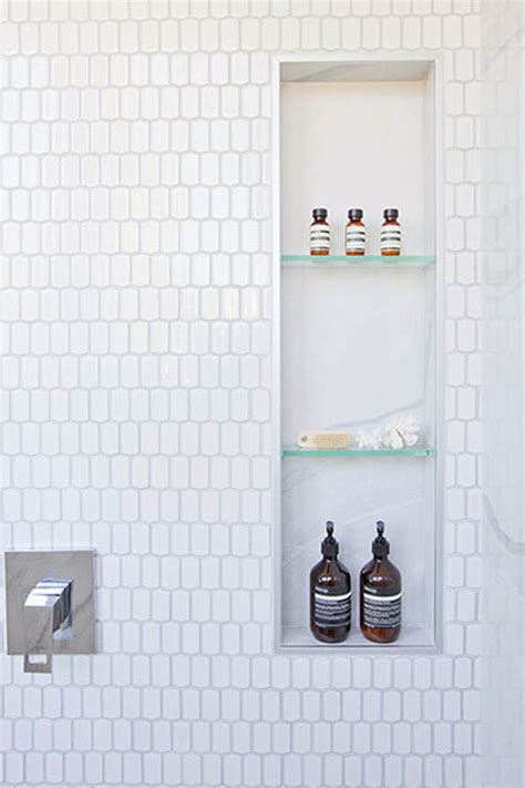 38 shower niche ideas that organized your bathroom homemydesign