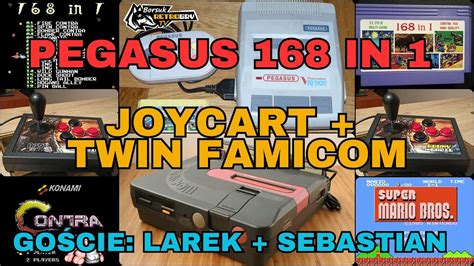 Borsuk Retro Gry TV Test JOYCART TWIN FAMICOM Oraz Cart PEGASUS 168