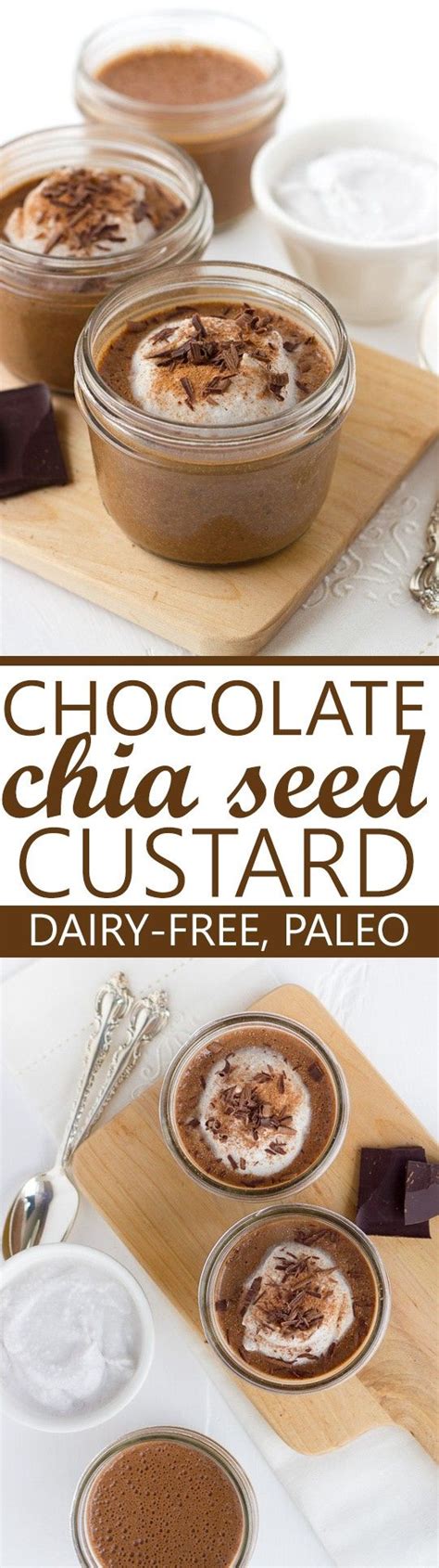 Place the egg yolks into a small bowl. Chocolate Chia Seed Custard! A healthy, creamy breakfast ...