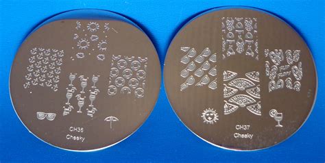 Cheeky Stamping Plates Summer Collection 2012 Of Life And Lacquer