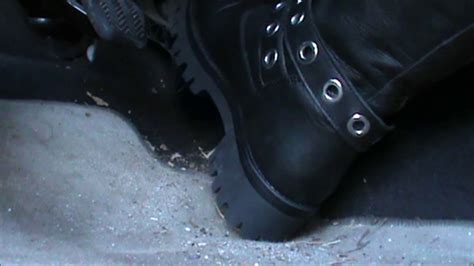 Pedal Pumping With My Black Strap Ankle Boots Love Moschino Youtube
