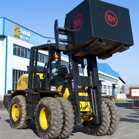 10 Ton Off Road Forklift With Ce Xcpcy 100 China Forklift And