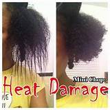 Pictures of Heat Damaged Natural Hair Repair