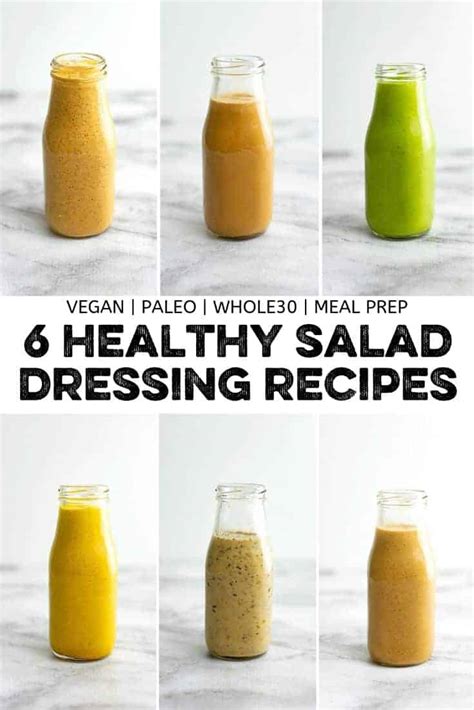 6 Healthy Salad Dressing Recipes Bites Of Wellness