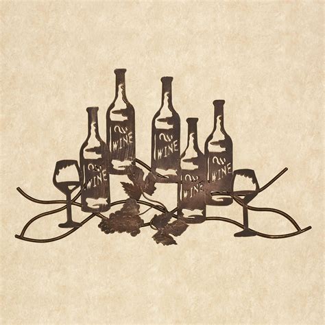 Biggest deals of the season + free shipping in august 2021 on metal and wood wine racks. Wine and Grapes Metal Wall Art Antique Bronze | Wine wall art, Shop wall art, Wine art
