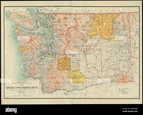 Mapa Del Estado De Washington Estado De Washington Mapas Colección Del Centro De Mapas Norman