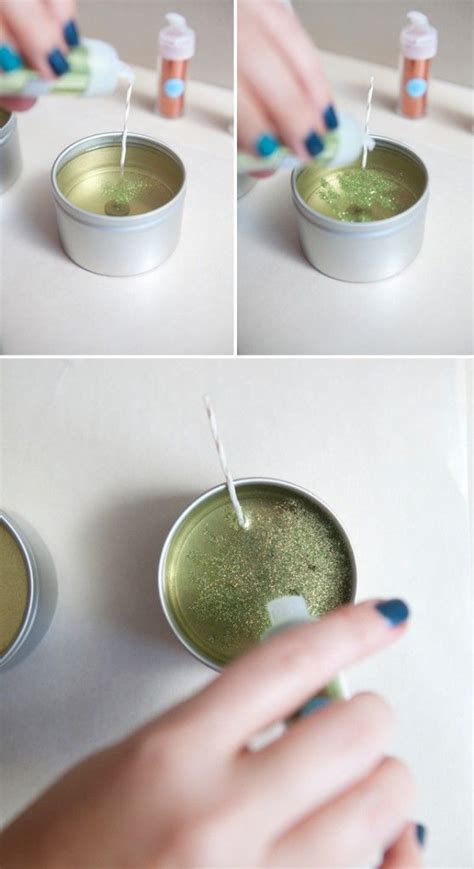 How To Make Diy Glitter Tin Candles It S Super Easy Artofit