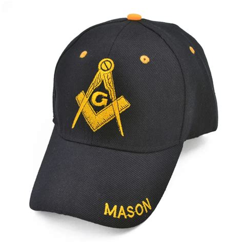 New Embroidery Masonic Baseball Cap Men Freemason Symbol G Templar