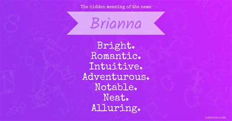 Middle Names For Brianna Wkcn