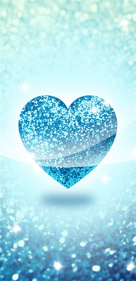 Blue Heart Wallpaper Heart Wallpaper Heart Iphone Wallpaper Love