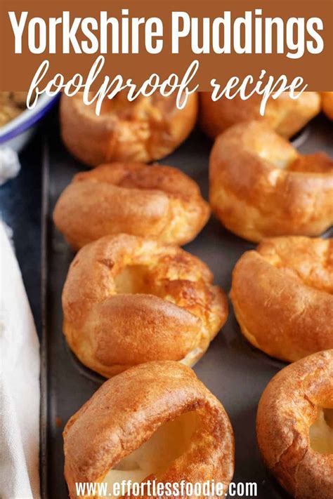Foolproof Yorkshire Puddings Recipe Yorkshire Pudding Recipes