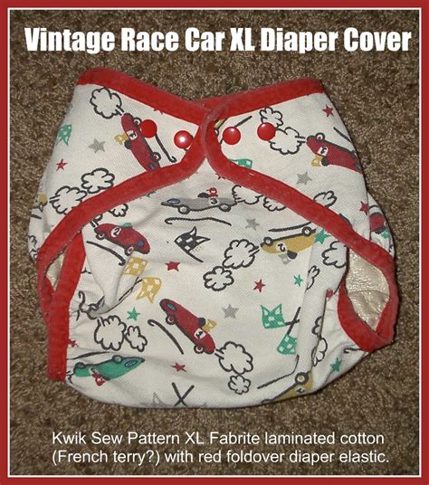Vintage Race Car Xl Diaper Cover This Was My First Try At Flickr