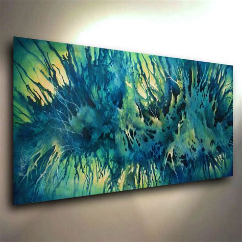 Mix Lang Abstract Painting Modern Contemporary Art Decor
