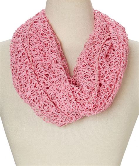 Look At This Pink Web Woven Infinity Scarf On Zulily Today Infinity