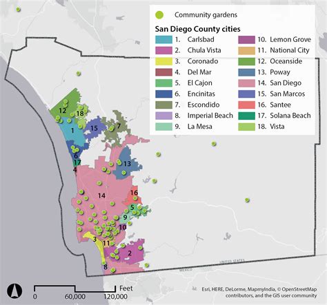 Map Of San Diego County Cities Maping Resources