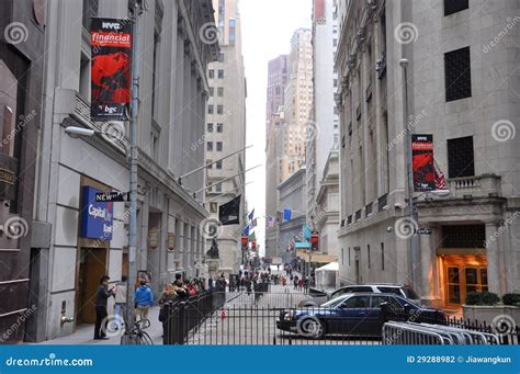 Wall Street Manhattan New York City Editorial Photography Image Of