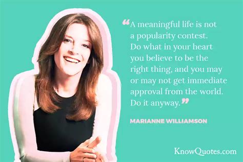 Marianne Williamson Quotes Knowquotes Com