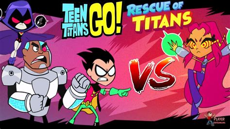 Unlocked Starfire Teen Titans Go Game Rescue Of Titans Cartoon