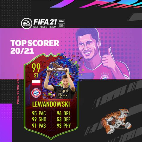 fifa 21 robert lewandowski scores 41 goals in bundesliga is the record breaker card coming