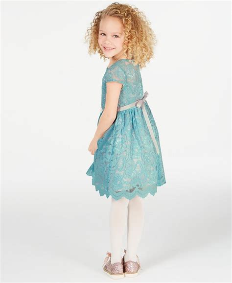 Rare Editions Toddler Girls Embellished Lace Dress Macys