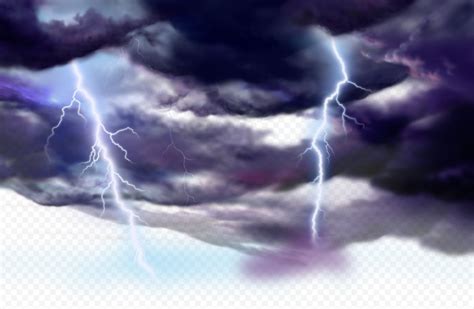 Hd Storm Black Clouds Lightning Thunder Png Citypng