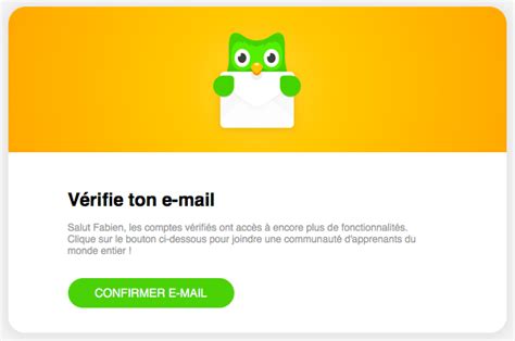Comment Vérifier Mon Adresse E Mail Centre Daide De Duolingo