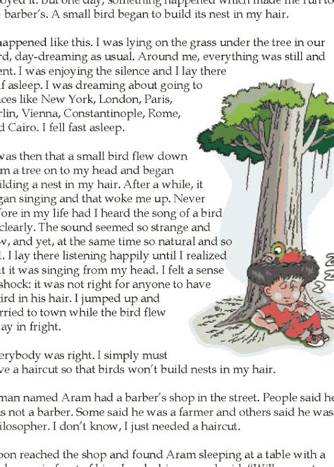 Short Story For 3rd Graders