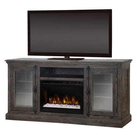 A sleek tv stand with an electric fireplace built into it. 10 Best Doable DIY TV Stand Ideas | Electric fireplace tv ...