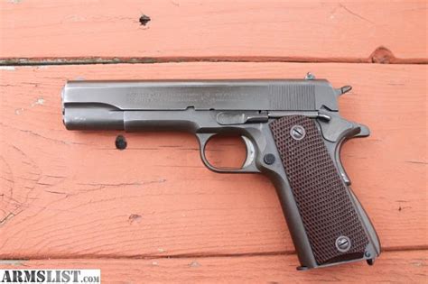 Armslist For Saletrade Colt M1911a1 1911 A1 1942 45 Acp Pistol Ww2