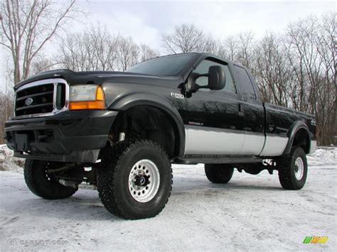 2000 Black Ford F250 Super Duty Xlt Extended Cab 4x4 76127576