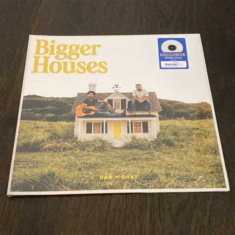 DAN SHAY Bigger Houses Exclusive Limited Edition White Colored Vinyl