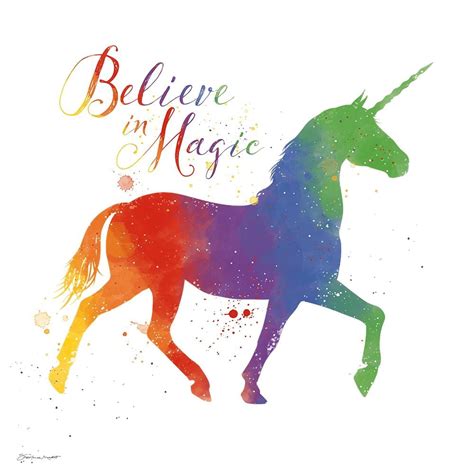 Posterazzi Magic Unicorn Poster Print By Stephanie Marrott Walmart