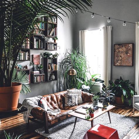 Botanical Style Living Room Livingroominterior House Interior