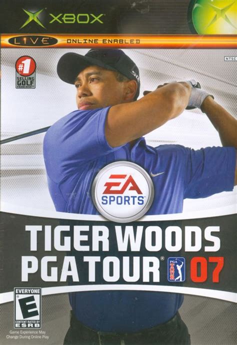 Tiger Woods Pga Tour 07 2006 Xbox Box Cover Art Mobygames