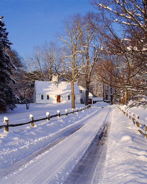 🇺🇸 Winter Lane Hampton New Hampshire By By Peter Cedric Rock Smith