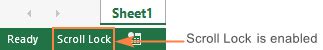 The screenshots below are from windows 10, but the steps also work in windows 8 and 7. Scroll Lock in Excel - how to turn it off and on