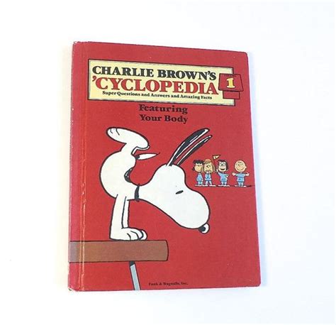 Charlie Browns Encyclopedia Vintage Childrens Book Etsy Vintage