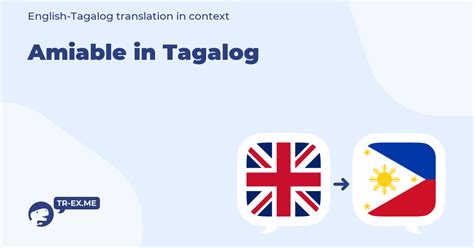 Amiable Meaning In Tagalog English To Filipino Translation