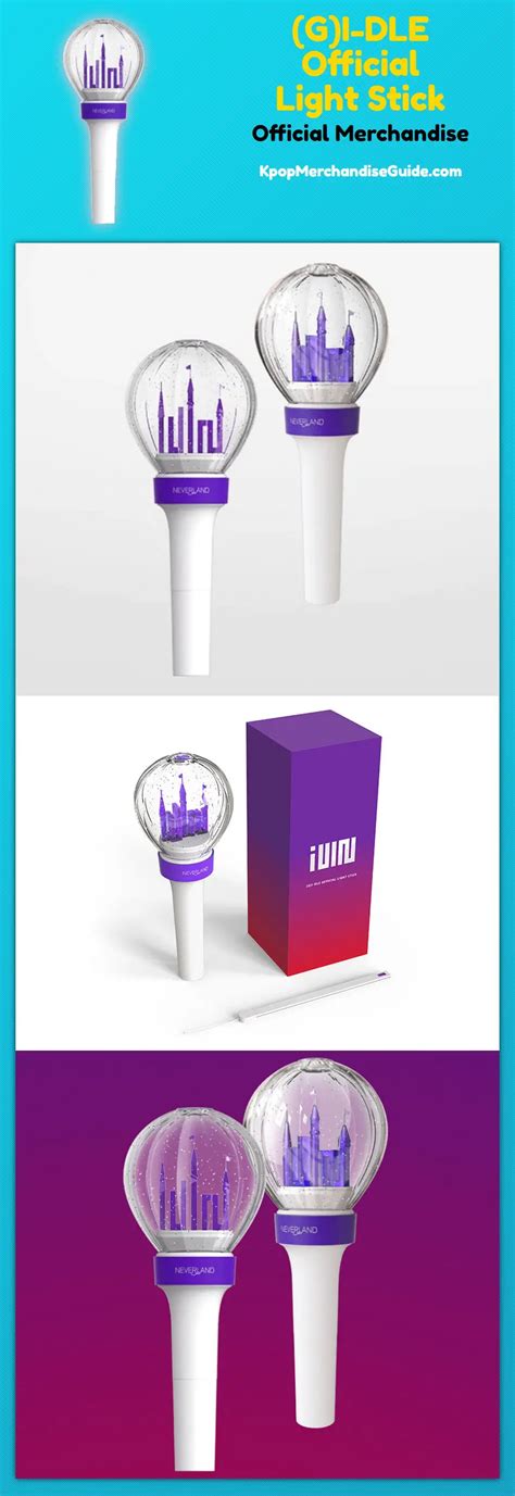 G I Dle Official Light Stick Accessory Custom Silicon Collectibles